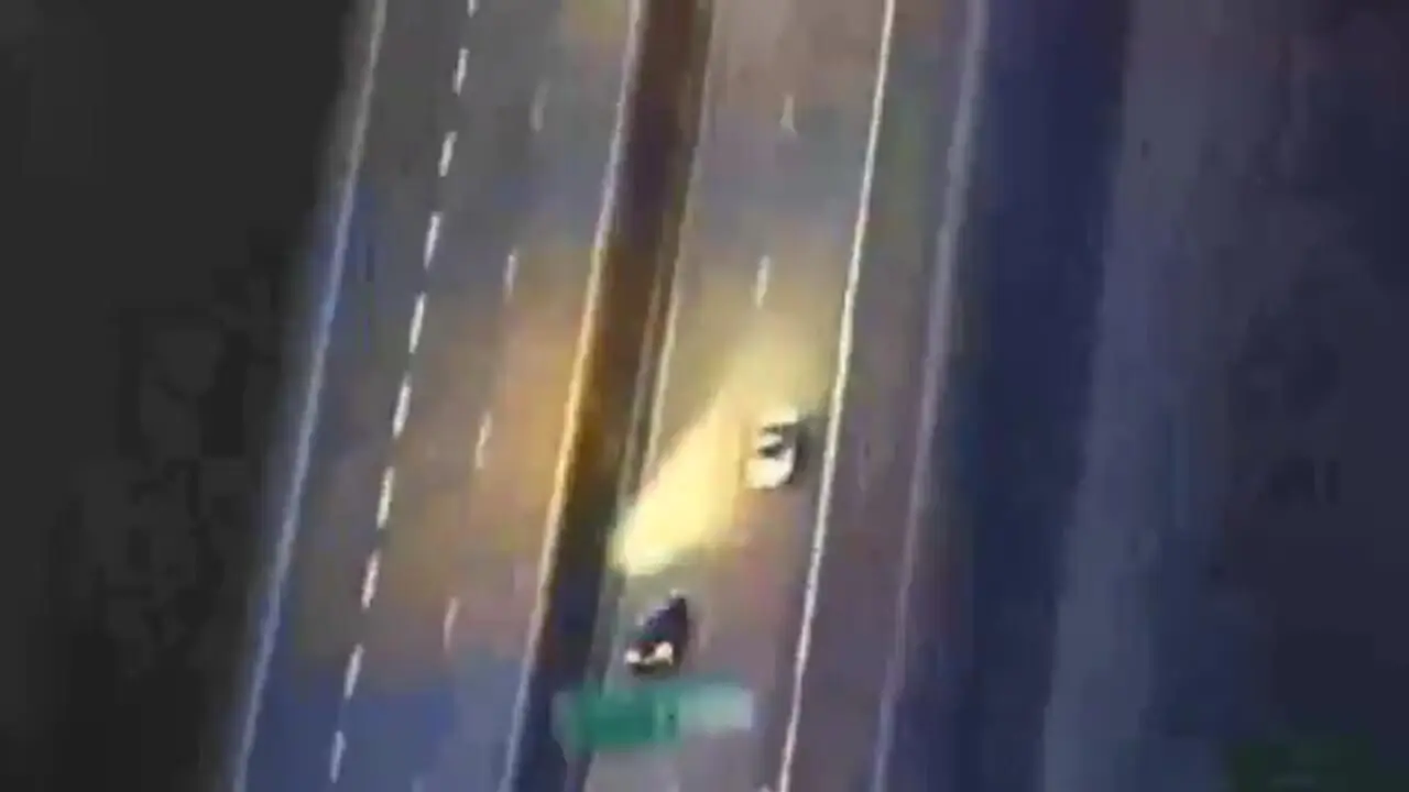 ( ویدئو) حرفه‌ای‌ترین صحنه فرار یک متهم از دست پلیس! 