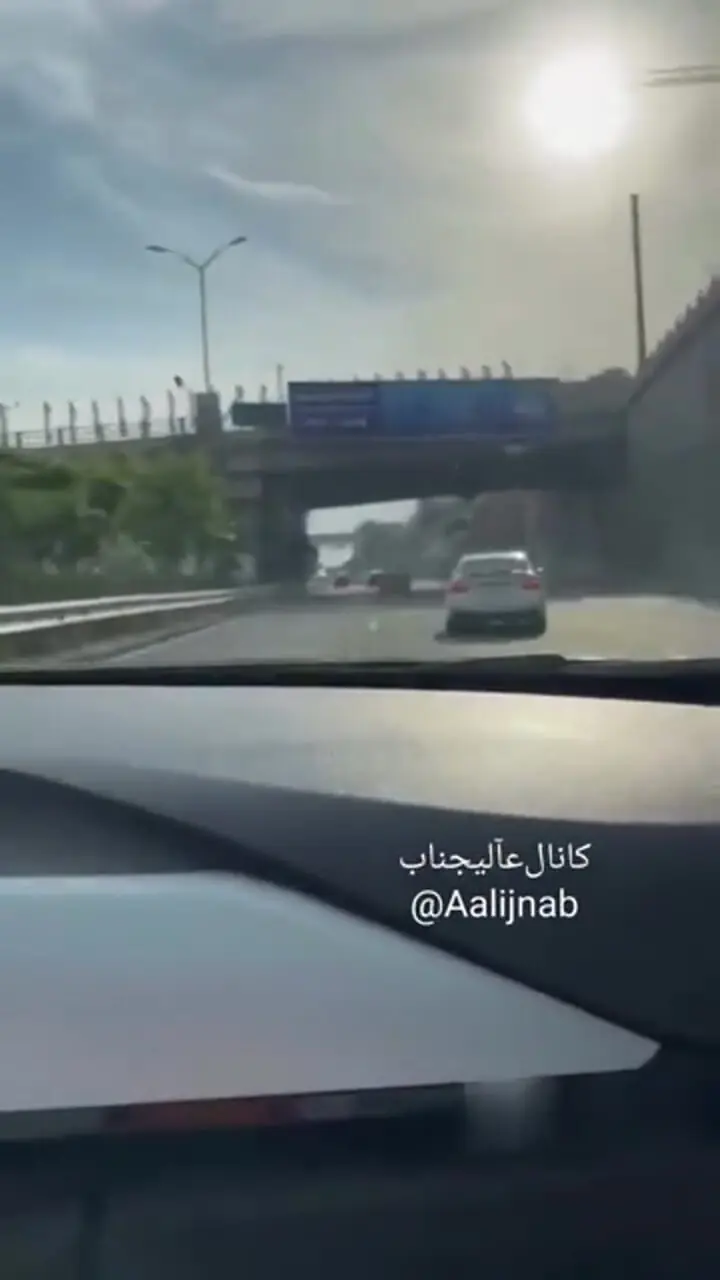 ببینید؛ فرار راننده BMW بعد از تصادف هولناک با سمند