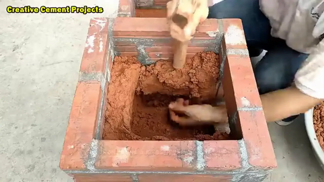 ببینید؛ یک ایده ساده؛ درست کردن اجاق و کباب پز هیزمی با آجر و سیمان