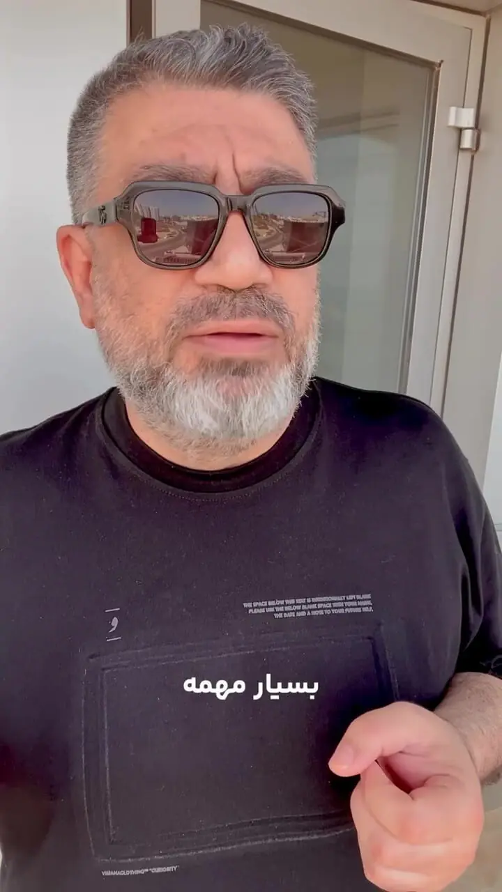 ببینید؛ ویدئویی که رشیدپور بعد از حمله اسرائیل منتشر کرد