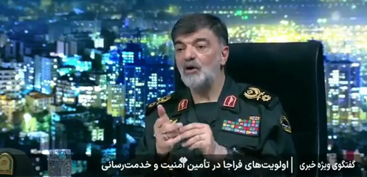 ببینید؛ سردار رادان برای اتباع غیرمجاز خط‌ونشان کشید