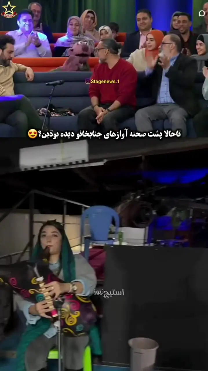 ببینید؛ پشت صحنه جالب آواز خواندن بندری جناب خان را ببینید