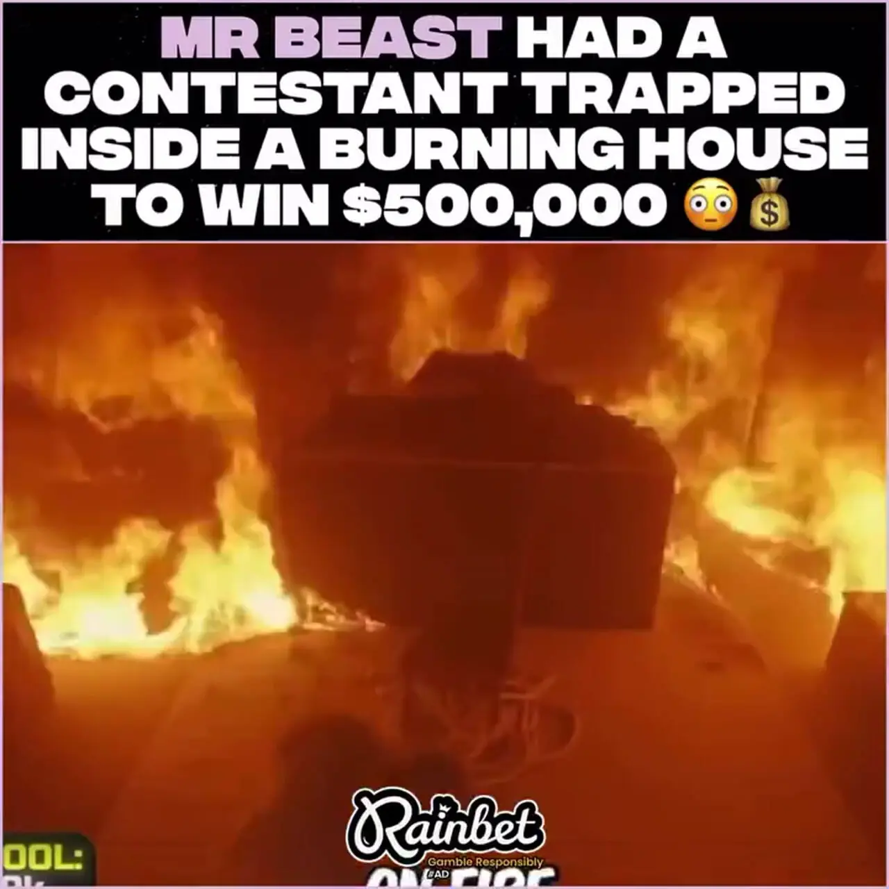 ببینید؛ انتقاد کاربران از چالش ۵۰۰ هزار دلاری و خطرناک MrBeast وسط شعله‌های آتش