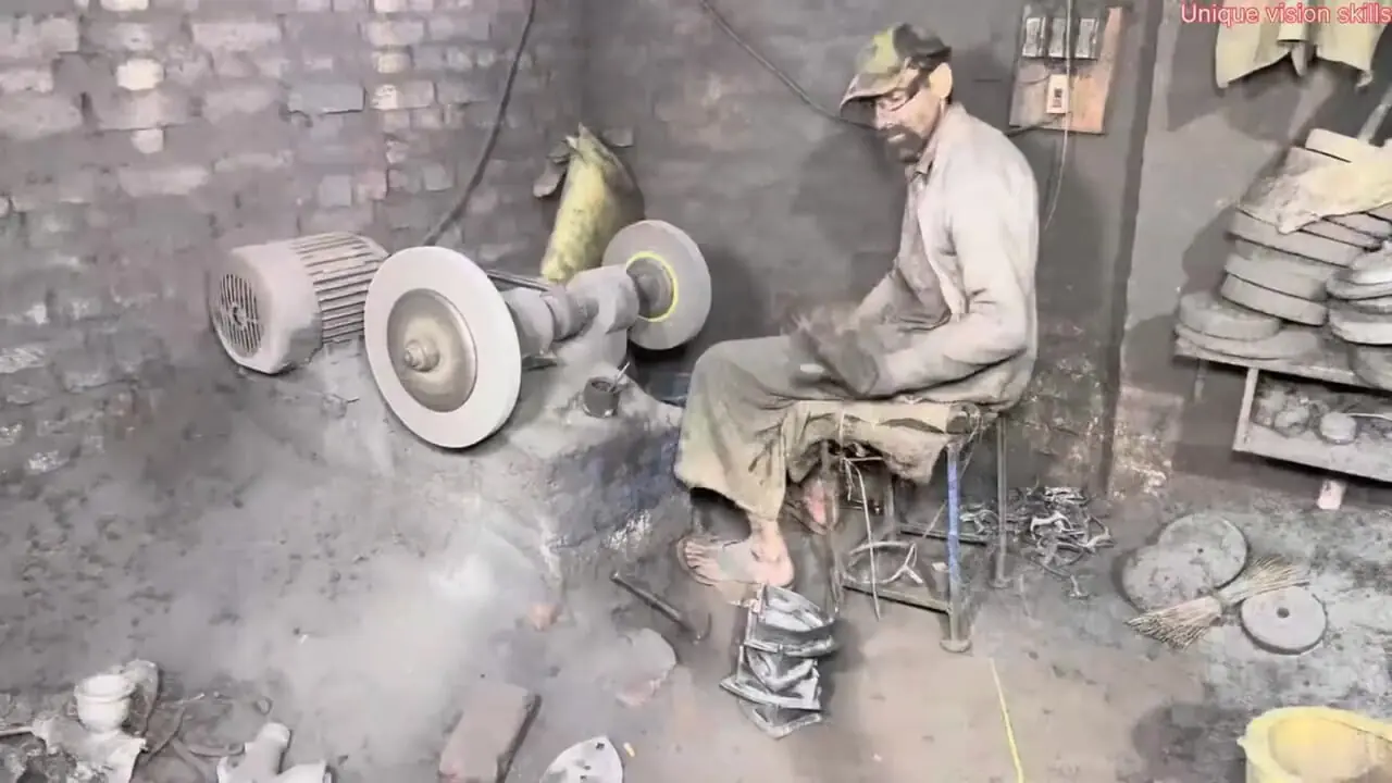 فرآیند تماشایی تولید اتوی زغالی از طریق بازیافت ضایعات فلزی در پاکستان