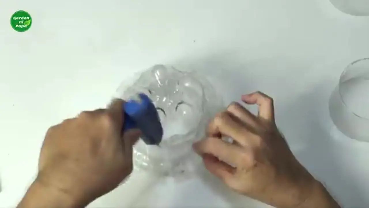 ببینید| ایده ساخت گلدان های زیبا با استفاده از بطری پلاستیکی