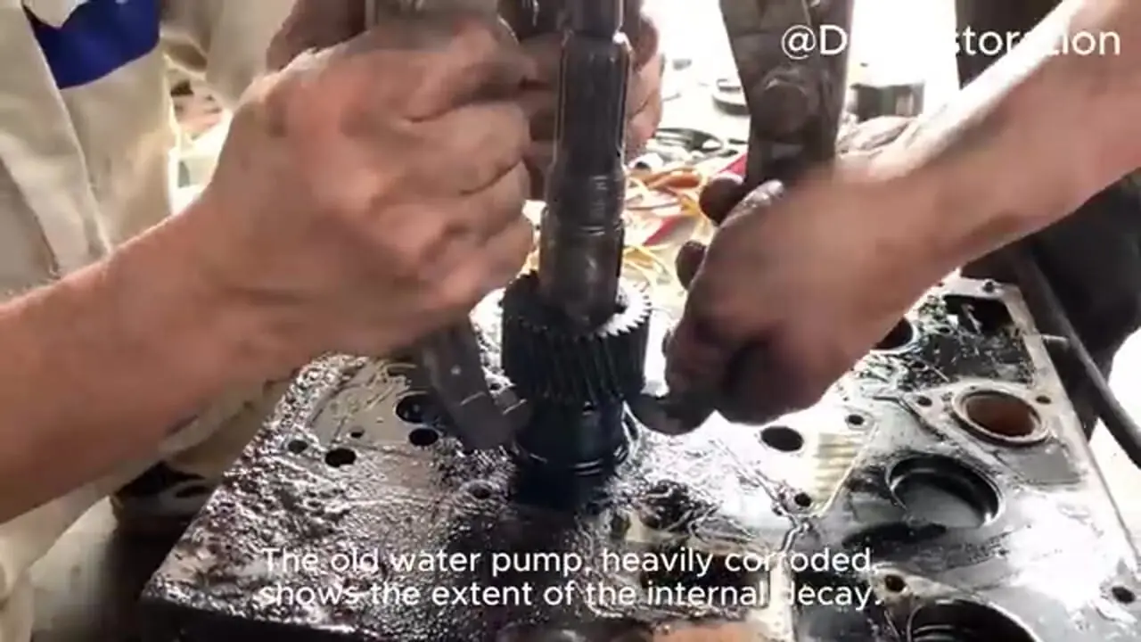 فرآیند بازسازی تماشایی یک تراکتور قدیمی و زنگ زده در چین