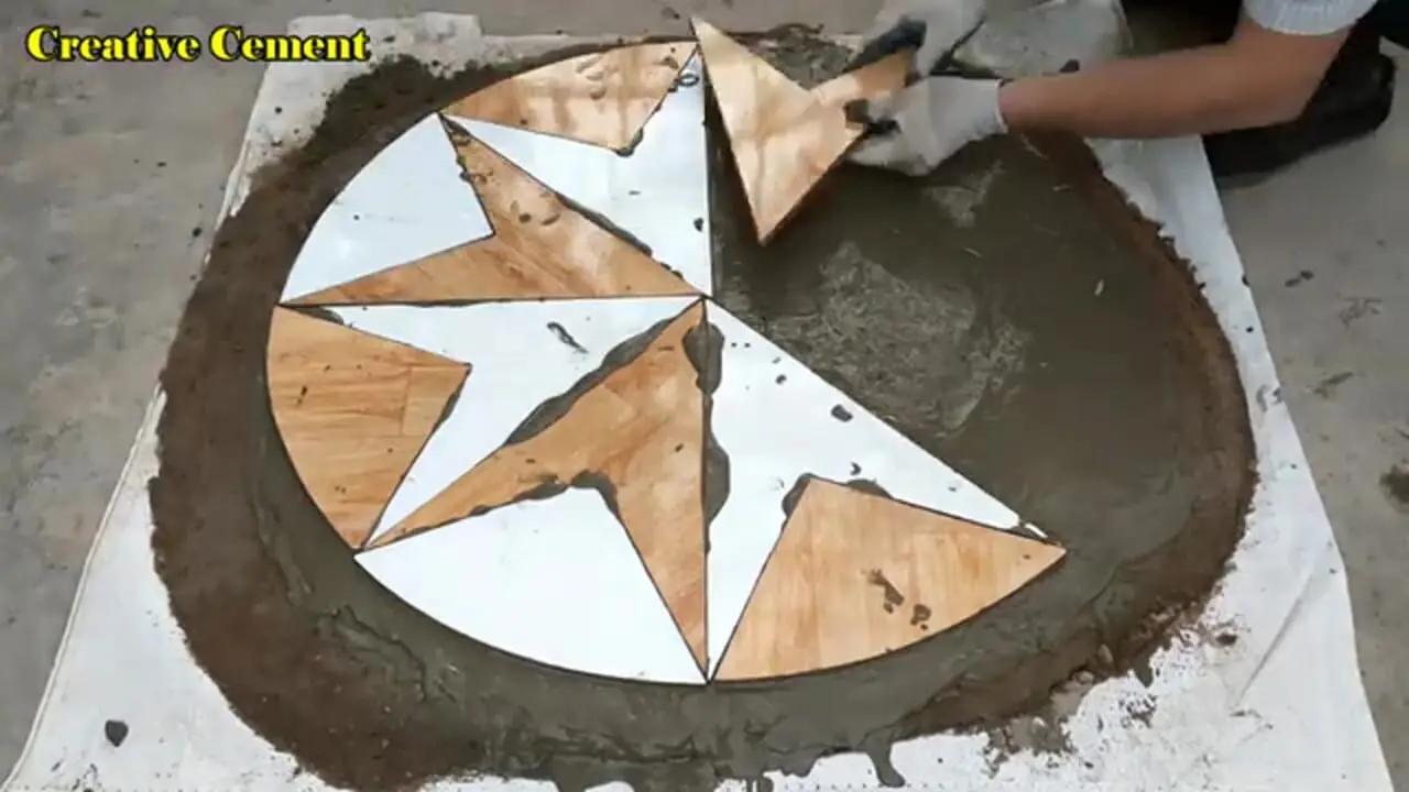 آموزش ساخت میز با سیمان و کاشی؛ یک روش آسان و خلاقانه!