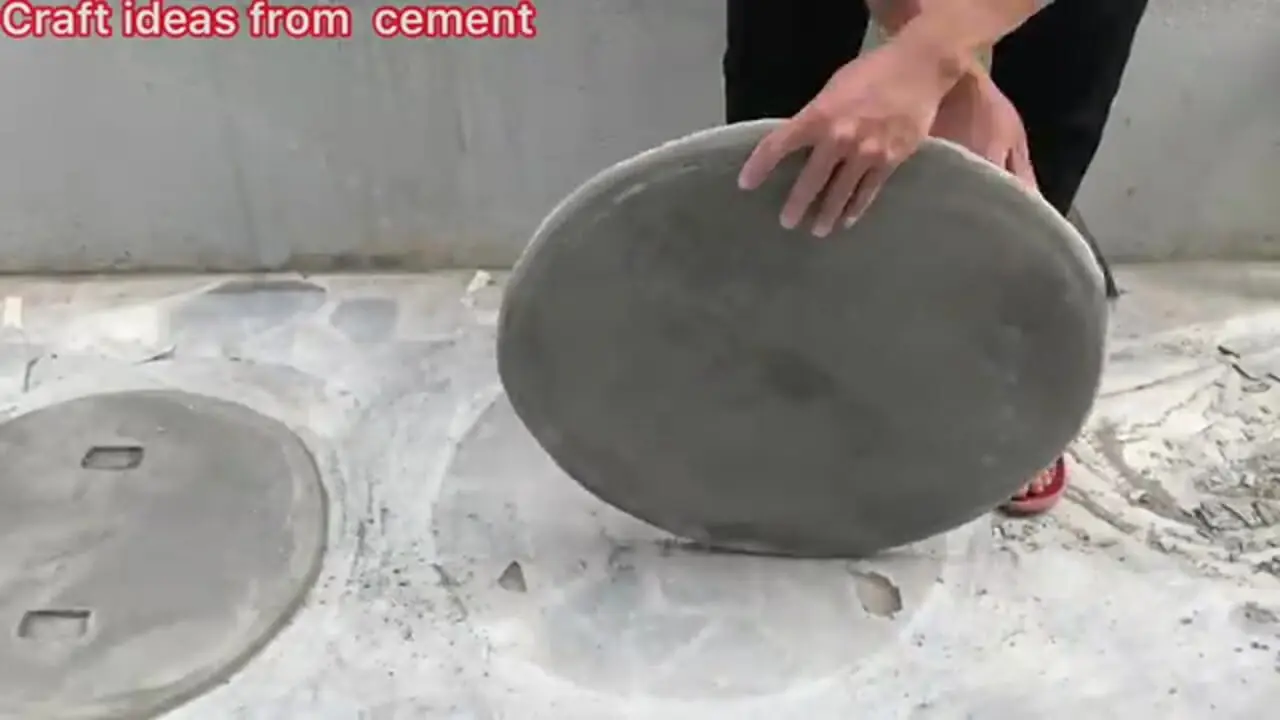 ببینید| نحوه ساخت یک میز پذیرایی خاص با سیمان و به روش استاد چینی