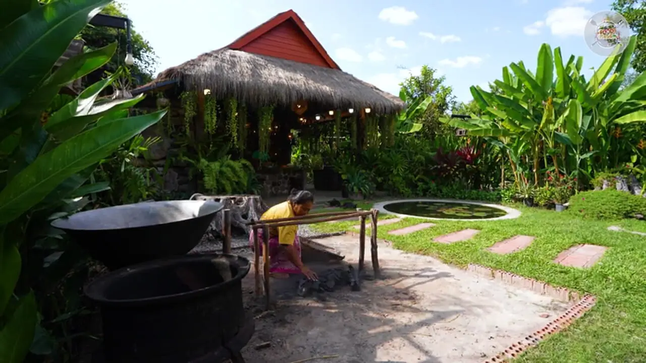 غذای روستایی در سنگاپور؛ تهیه بال مرغ طعم دار کبابی در روستایی زیبا