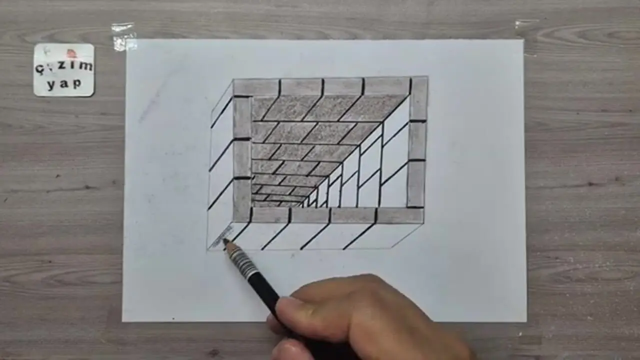 به همین سادگی یک نقاشی سه بعدی شگفت انگیز بکشید!