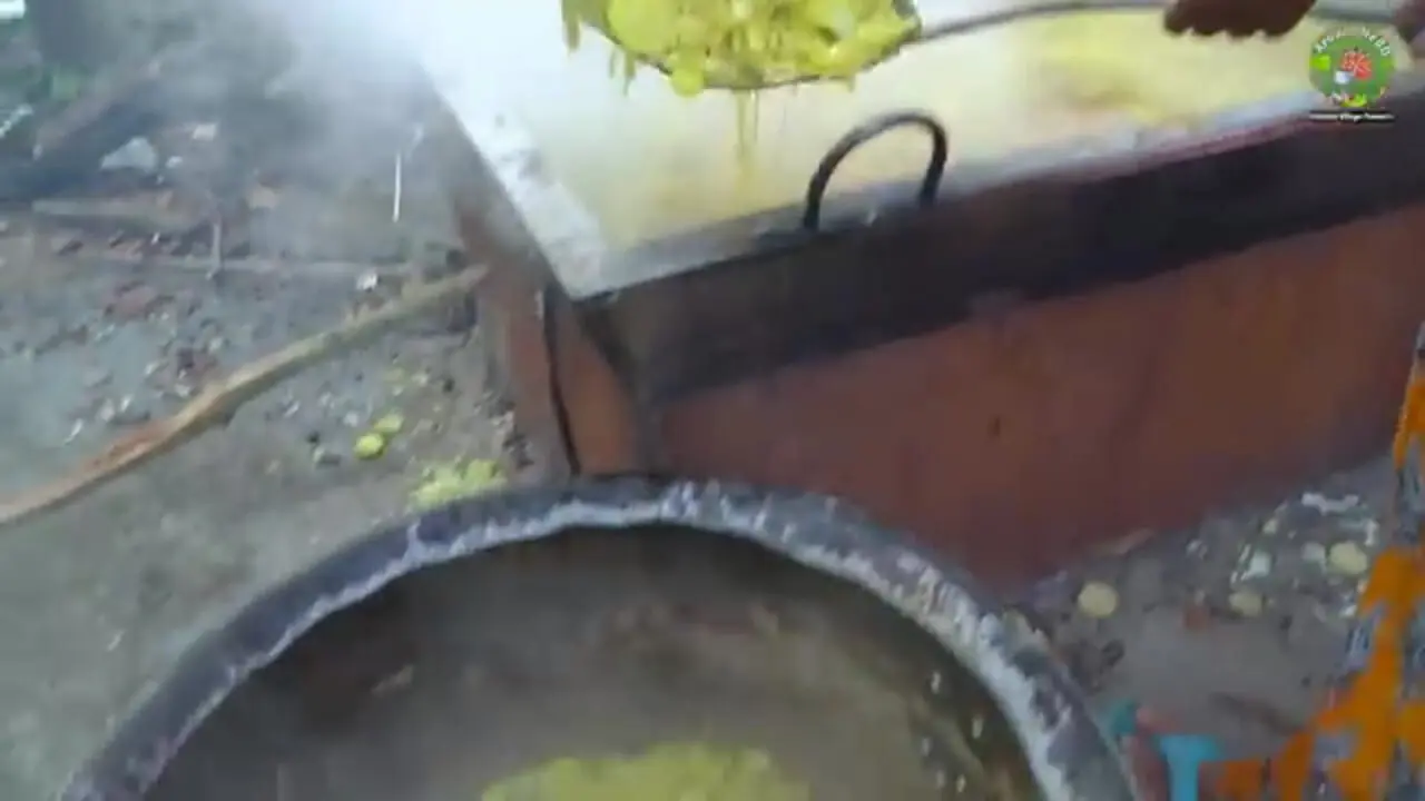 غذای روستایی در هند؛ پخت خوراک کاری با 100 کیلو کلم و 100 تخم مرغ