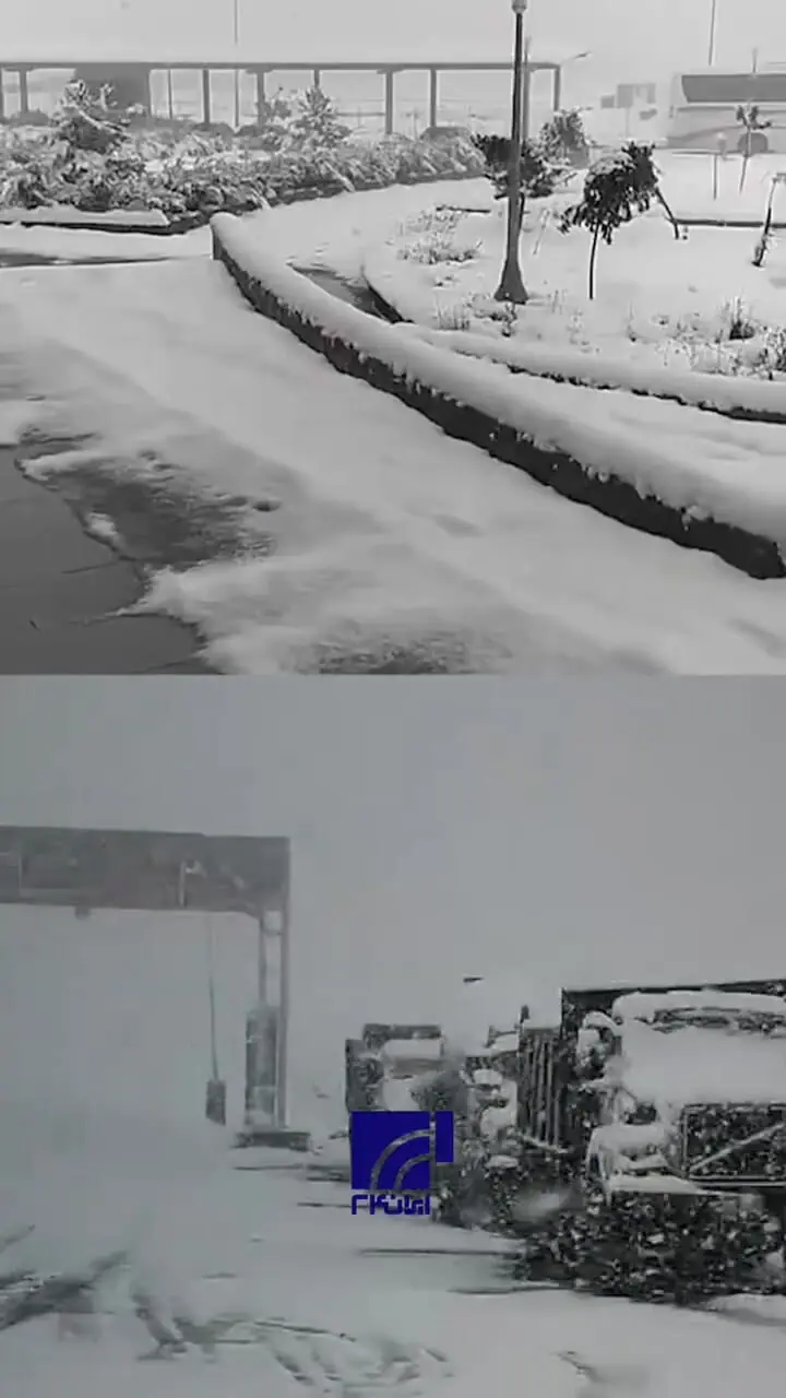 ببینید؛ ارتفاع برف در این نقطه از کشور به ۲۰ سانتیمتر رسید 