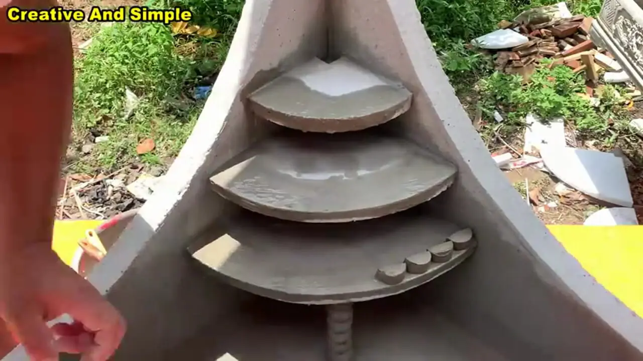 نحوه ساخت یک آکواریوم زیبا با استفاده از فوم و سیمان به روش استاد چینی