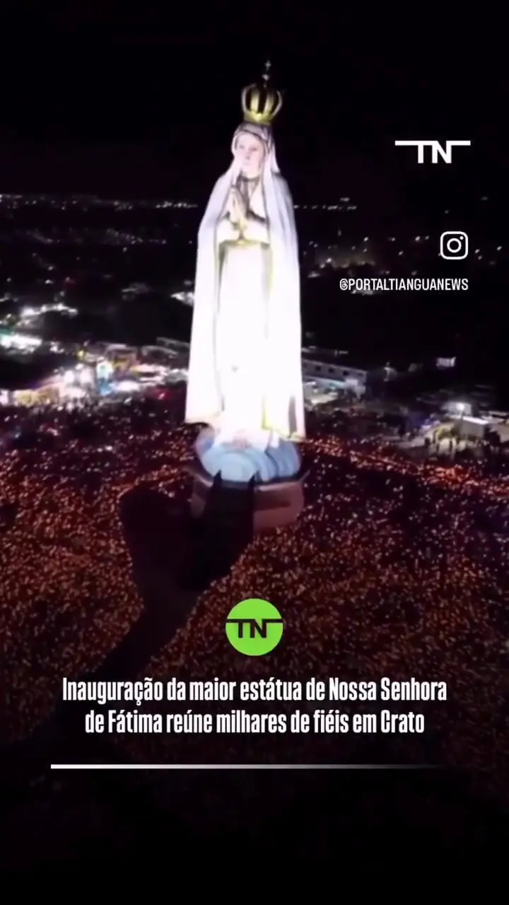 ببینید؛ رونمایی از بزرگترین مجسمه «بانو فاتیما» جهان