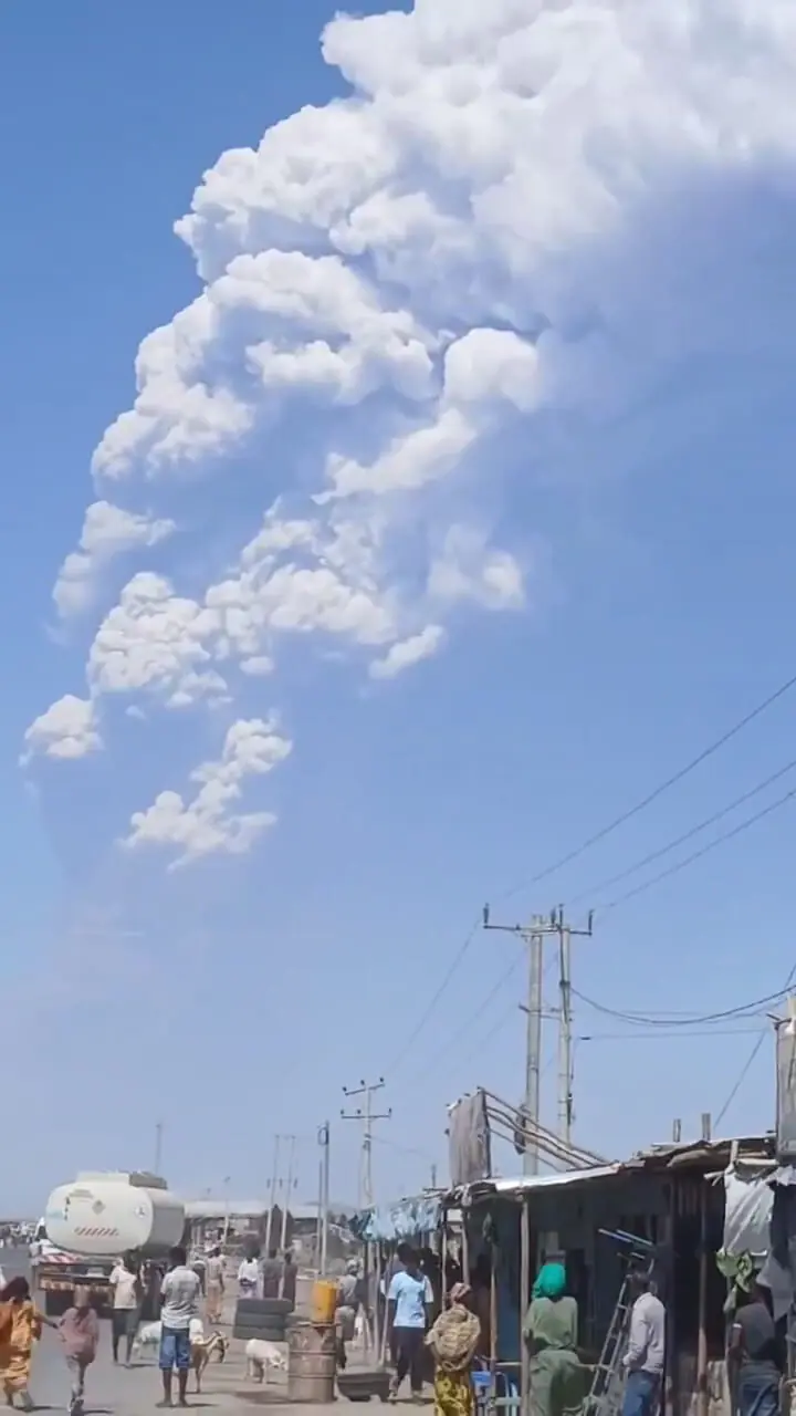 ببینید؛ آتشفشان اتیوپی پس از هزاران سال فوران کرد