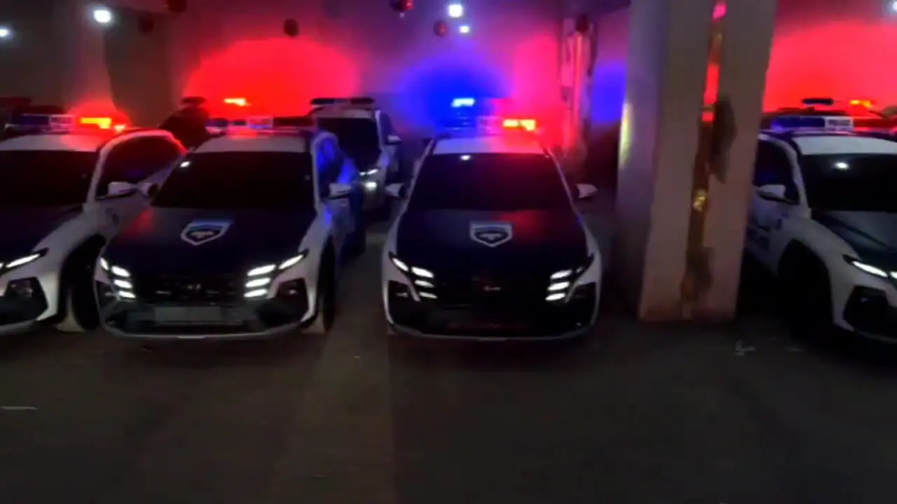 وزارت کشور سوریه از خودروهای جدید پلیس رونمایی کرد