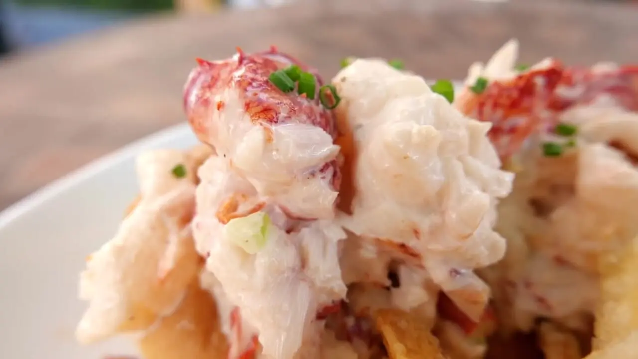 غذای خیابانی در آمریکا؛ لابستر سرخ شده با چیپس ذرت در نیویورک