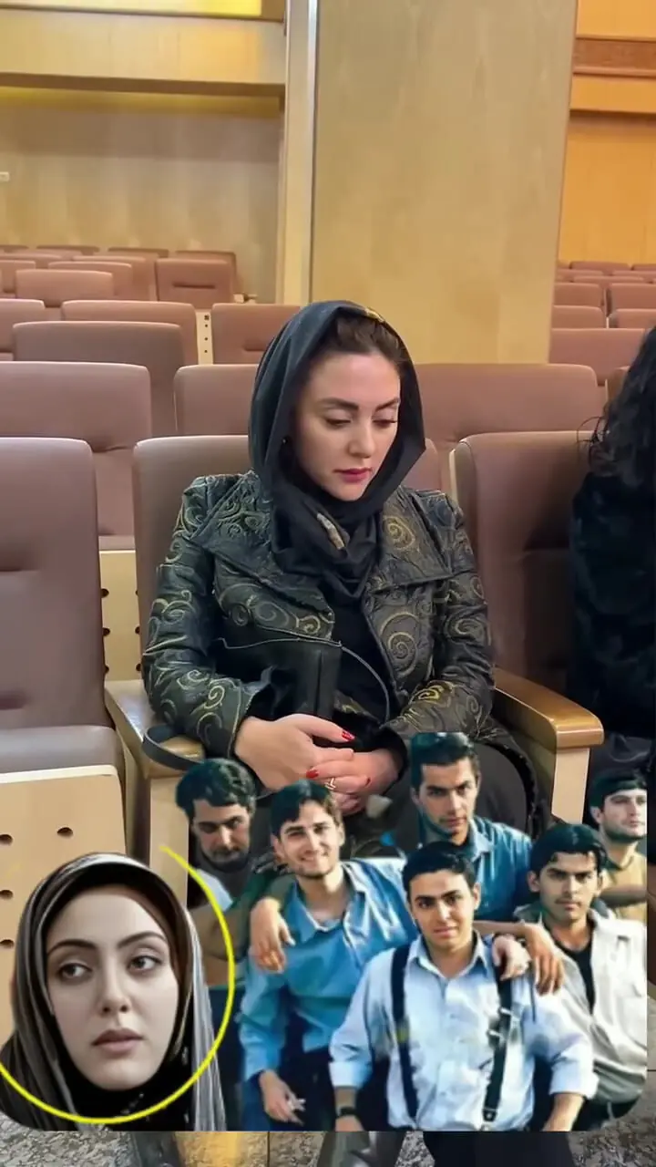 ببینید؛ استایل خاص مهسا کرامتی در مراسم ترحیم هادی مرزبان