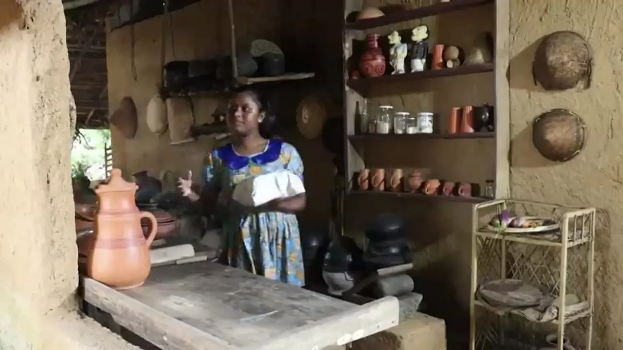 غذای روستایی در سریلانکا؛ برداشت انبه و تهیه خوراک و سالاد با آن در روستا