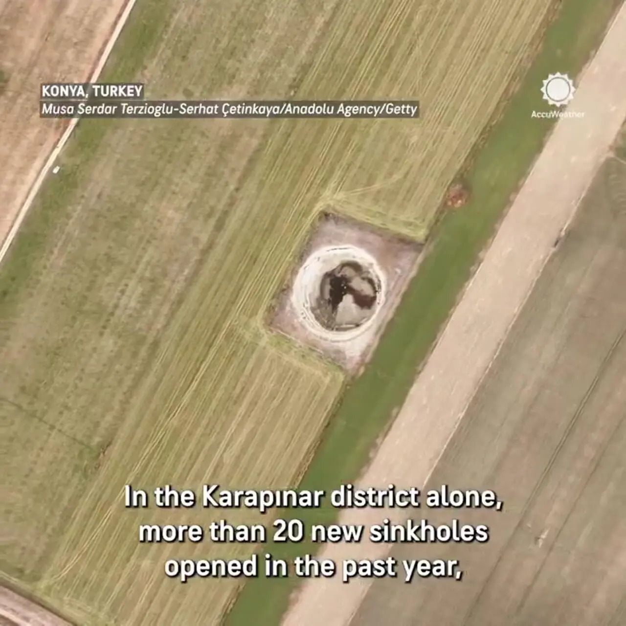 ایجاد ۷۰۰ فروچاله در مناطق کشاورزی قونیه