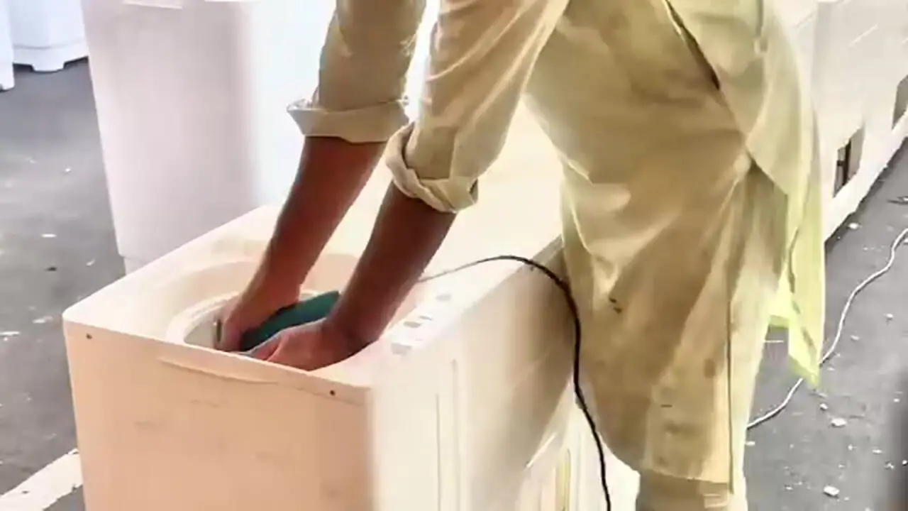 فرآیند دیدنی تولید و مونتاژ ماشین لباسشویی به روش پاکستانی ها
