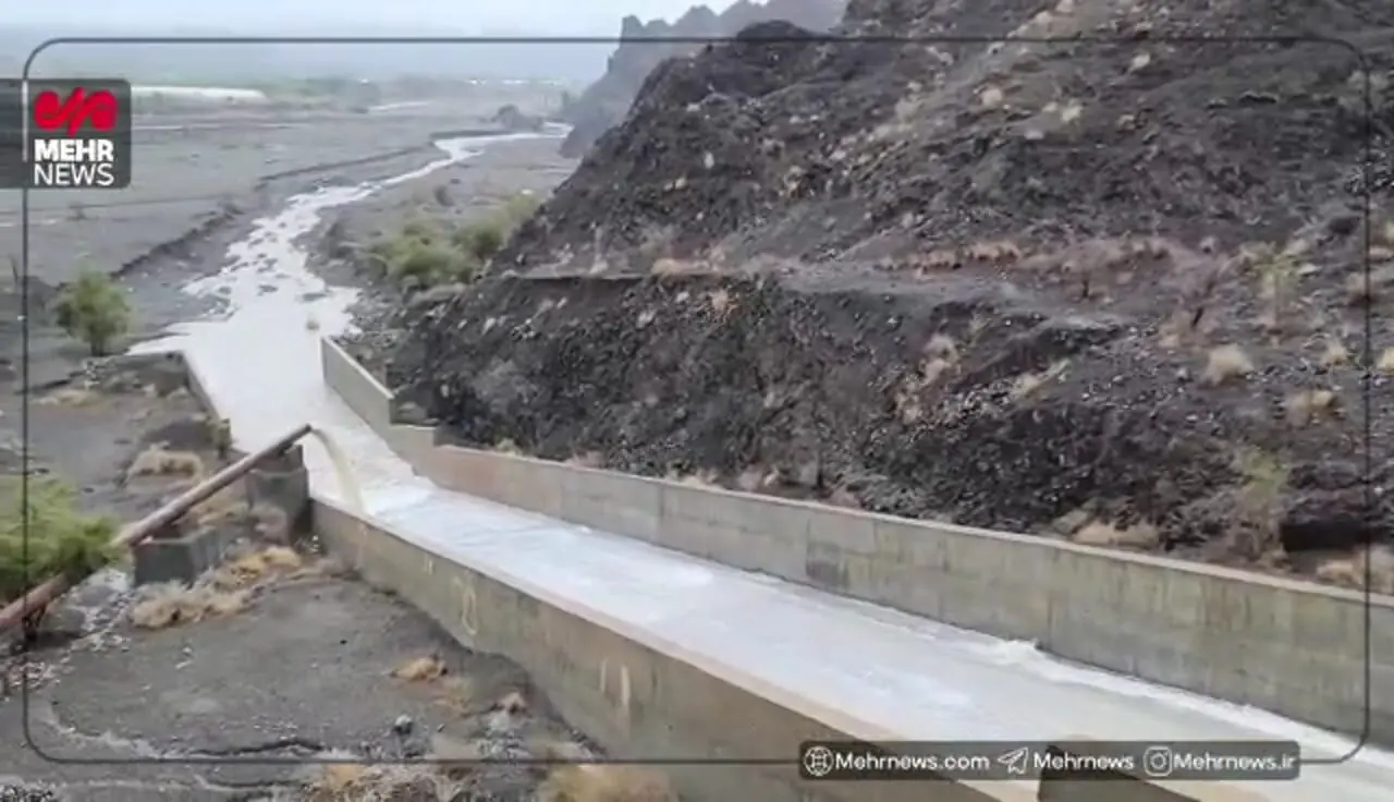 ببینید؛ یک سد بزرگ کشور سرریز شد