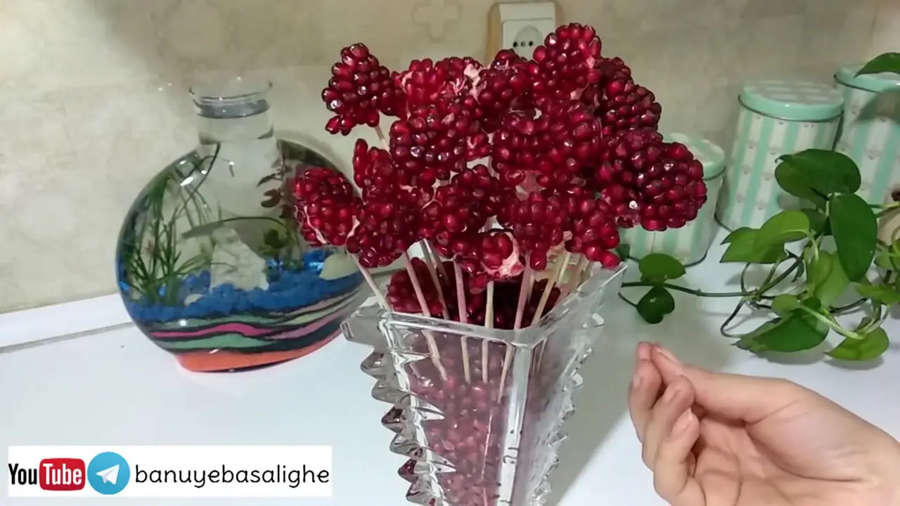 3 ایده متفاوت برای تزئین انار شب یلدا