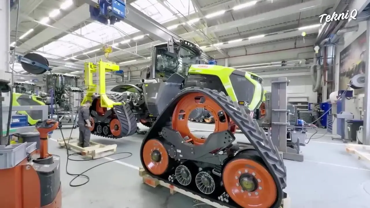 نگاهی به مراحل تولید تراکتورهای پیشرفته در کارخانه هایی در فرانسه و آلمان