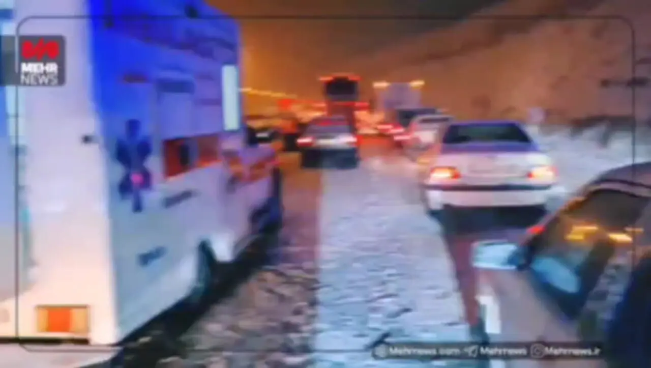 ببینید؛ لحظات نفس‌گیر نجات مادر باردار گرفتار در برف و کولاک امین‌الله