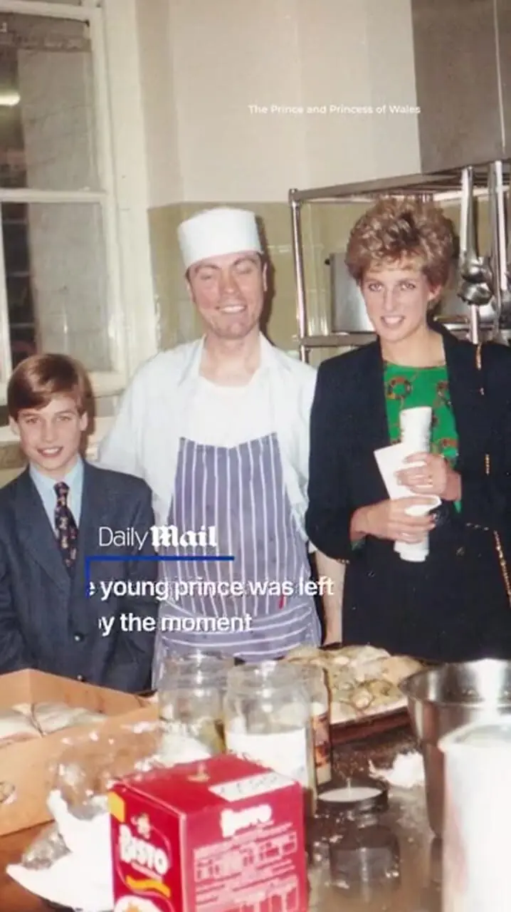 ببینید؛ غذا درست کردن پسر شاهزاده ویلیام در پناهگاه بی‌خانمان‌ها به مناسبت کریسمس