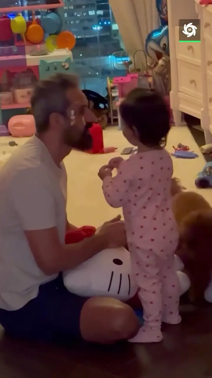 ببینید؛ بلای بامزه ای که بر سر سعید معروف در خانه سردار آزمون آمد