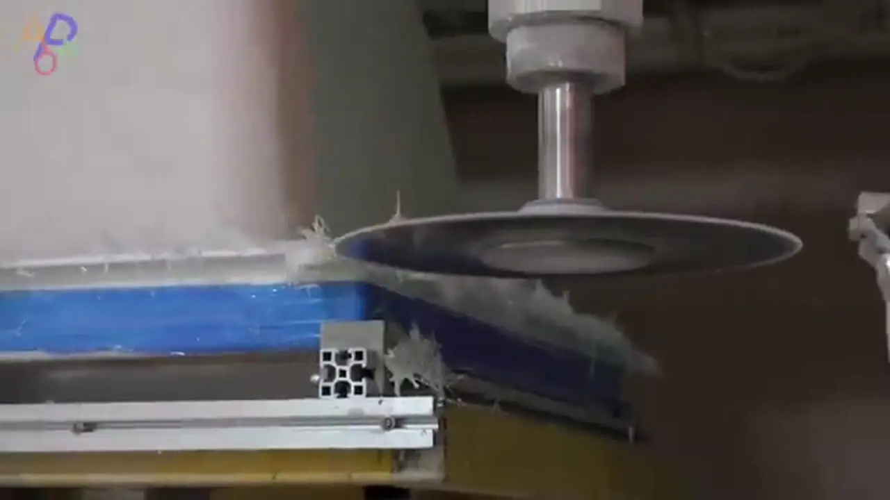 فرآیند دیدنی تولید وان حمام در کارخانه ای در کره جنوبی