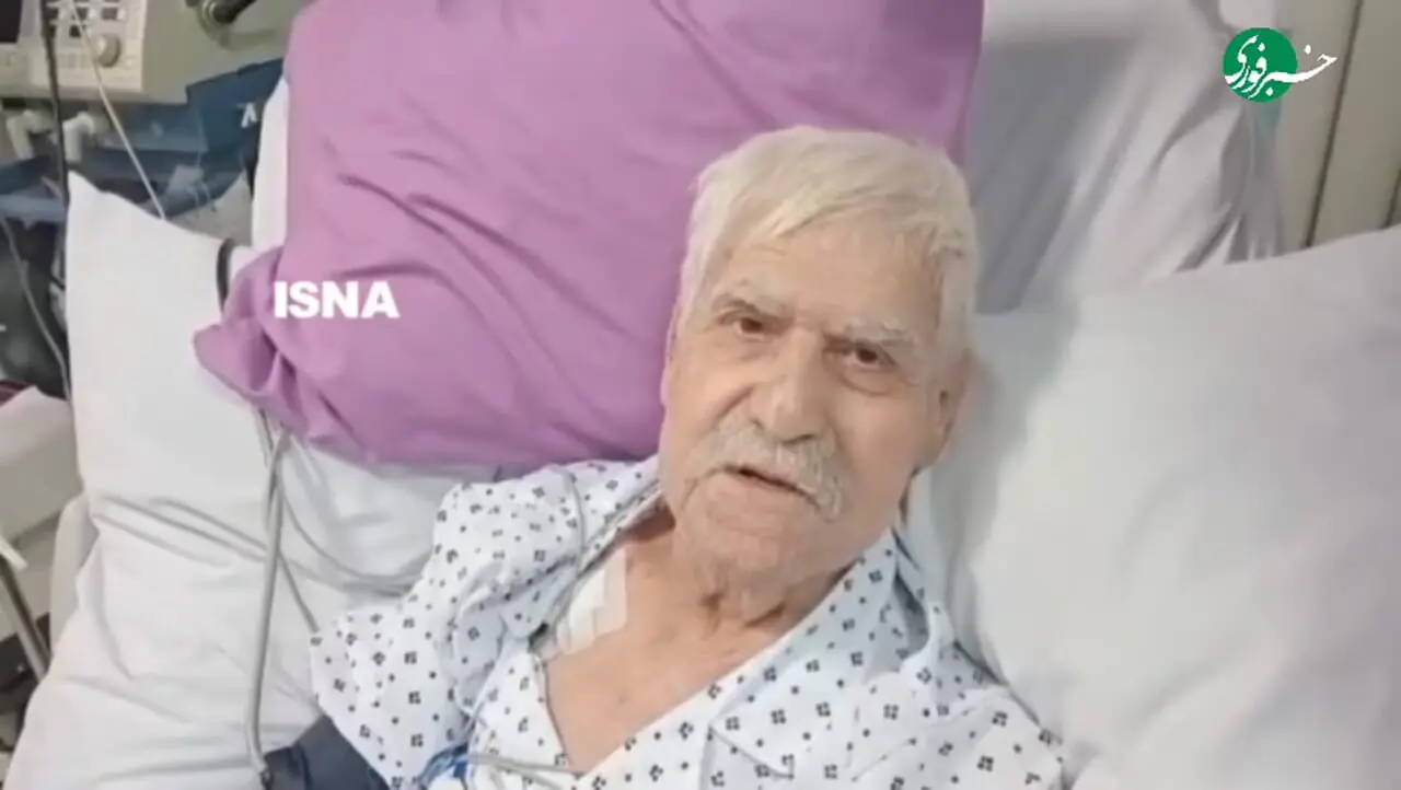 ببینید؛ عنایت بخشی در بیمارستان: حالم بهتر است