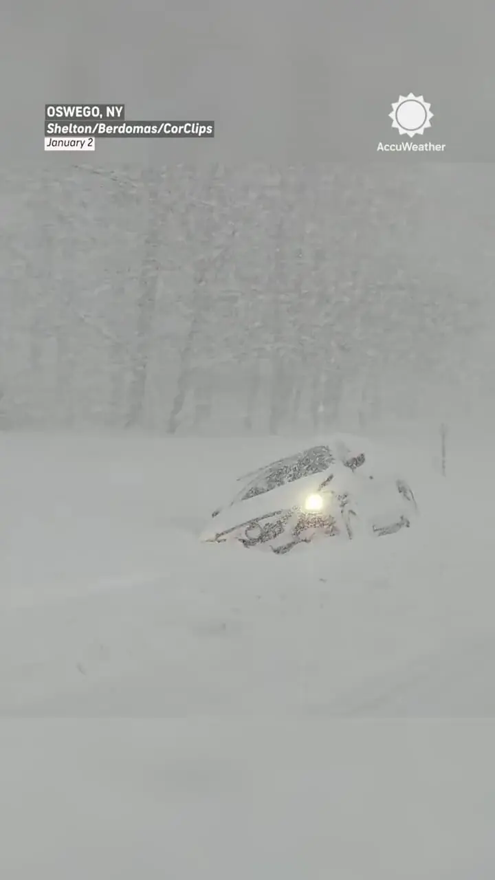 برف سنگین در نیویورک