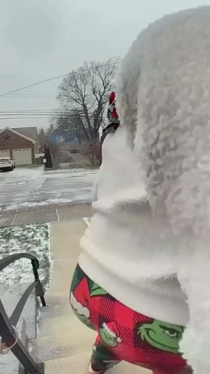 باد شدید در نیویورک یک زن را سرنگون کرد