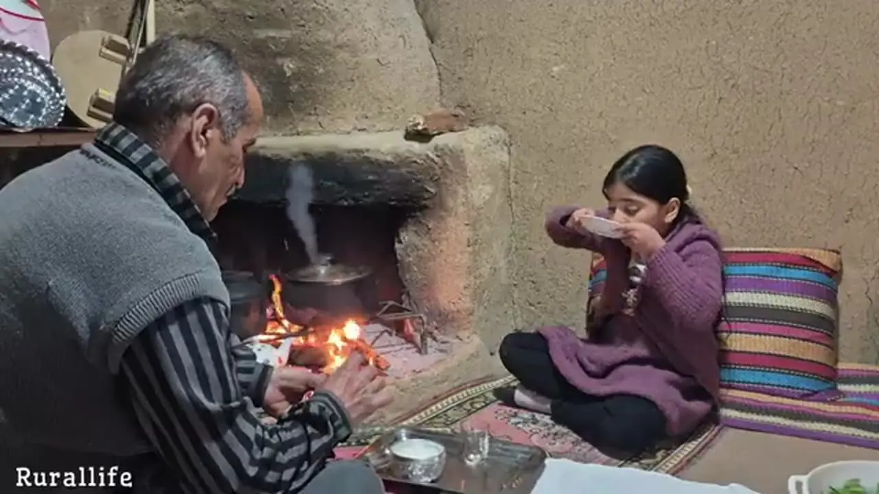 غذای روستایی در ایران؛ پخت تاس کباب سنتی و خوشمزه در روستا