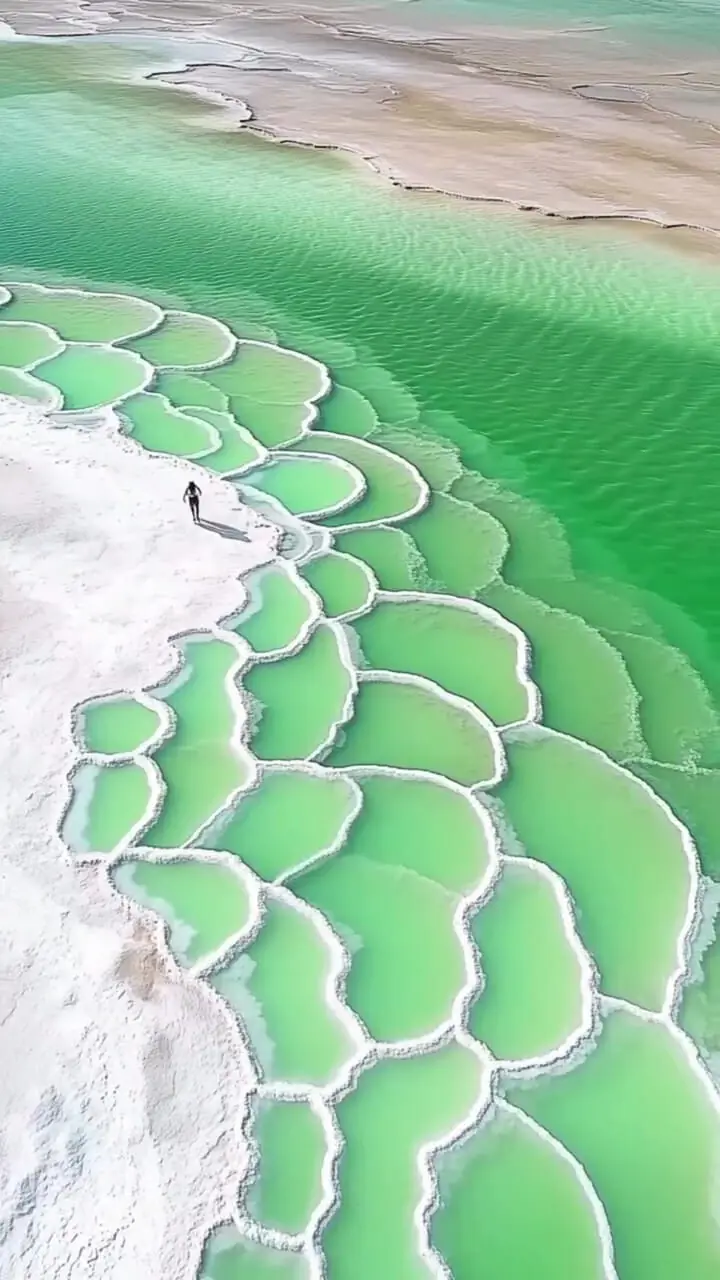 بزرگ‌ترین دریاچه نمک چین