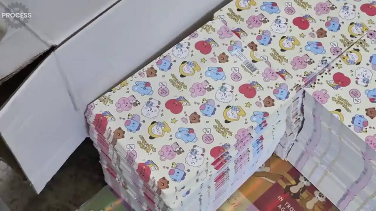 ببینید| فرآیند تولید انبوه دفترچه یادداشت در کارخانه ای مدرن در کره جنوبی