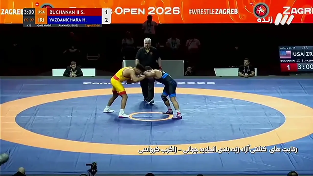 ببینید ی شکست سنگین حسن یزدانی مقابل رقیب آمریکایی