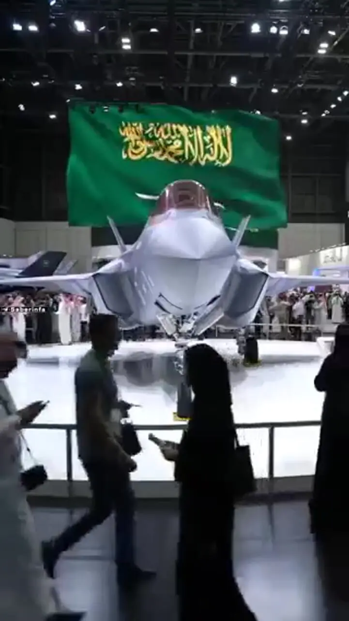 F۳۵ عربستان در نمایشگاه جهانی دفاع ۲۰۲۶ در ریاض