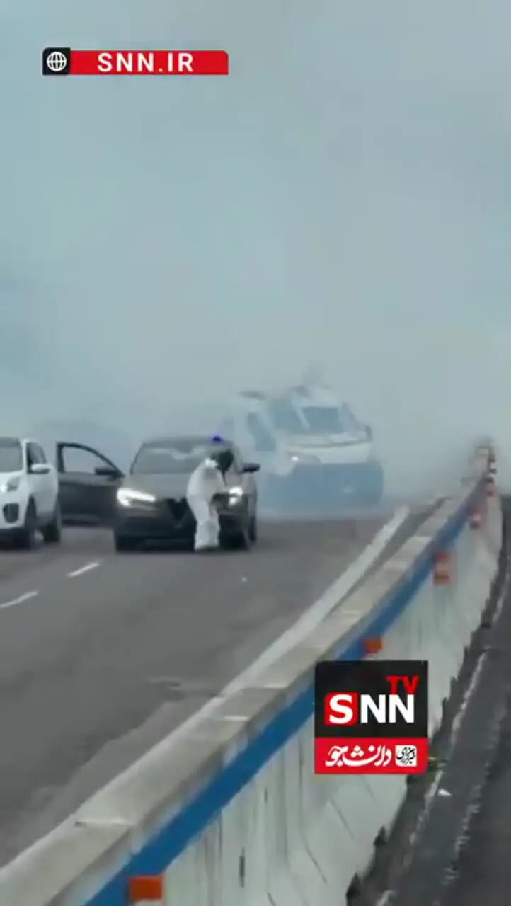 حمله به خودروی حمل پول در جاده! تصاویری از لحظه تیراندازی