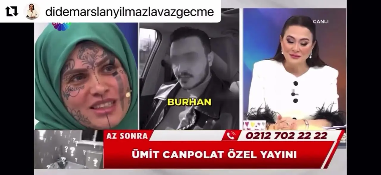 زن محجبه با تتوهای صورت در تلویزیون خبرساز شد