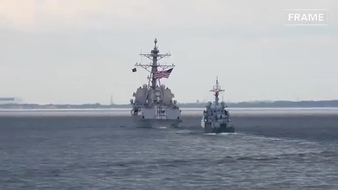 نگاهی به مراحل ساخت کشتی ها و ناوشکن های غول پیکر در آمریکا