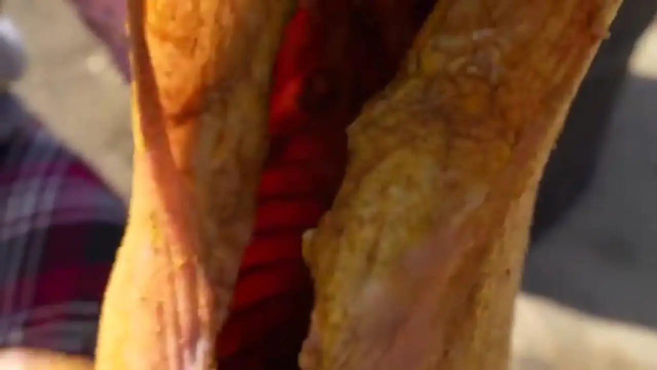 غذای روستایی در ایران؛ کباب کردن بره کامل در بشکه