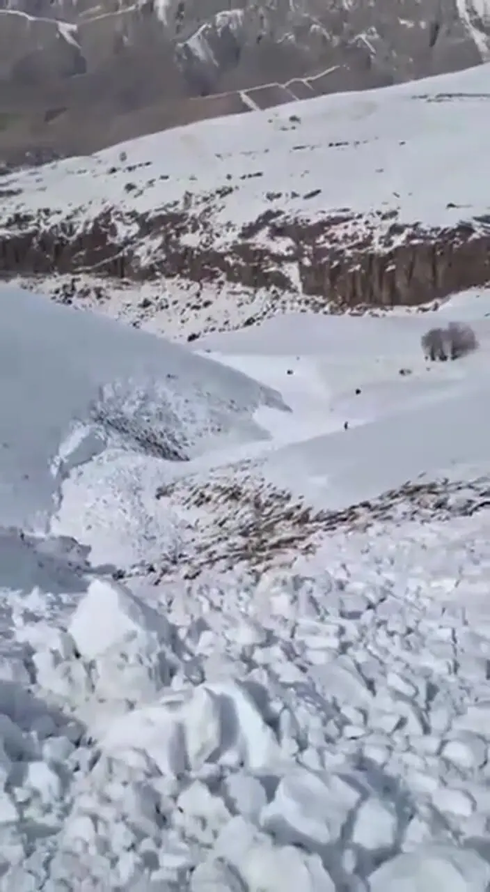 عملیات جست‌و‌جو برای یافتن پیکر ۲ کوهنورد مفقود شده زیر ۱۰ متر برف