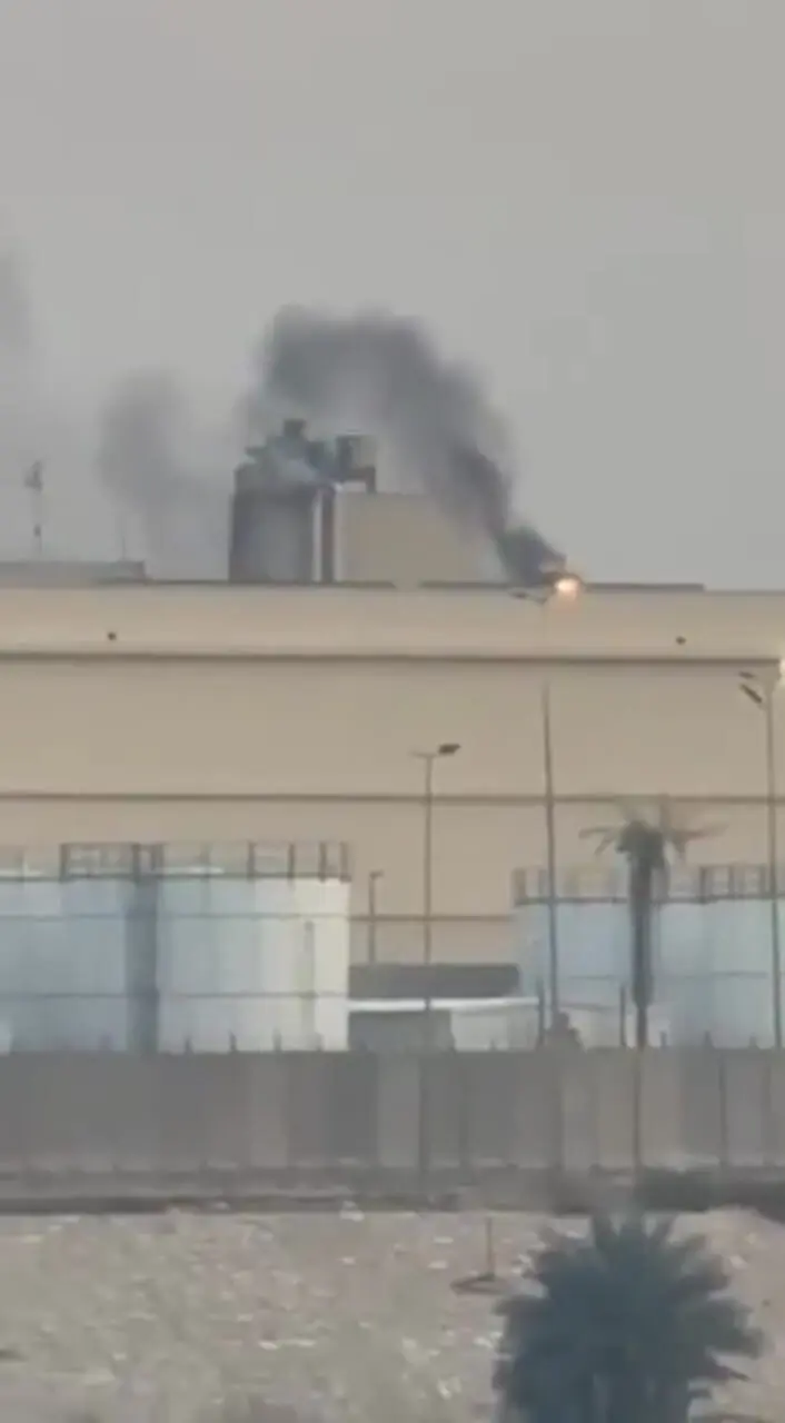 ببینید| حمله به سفارت آمریکا در بغداد