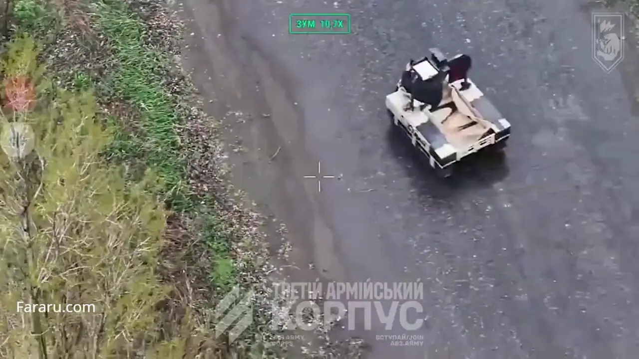 ببینید| عملیات نجات پیرزن اوکراینی از میدان جنگ با ربات