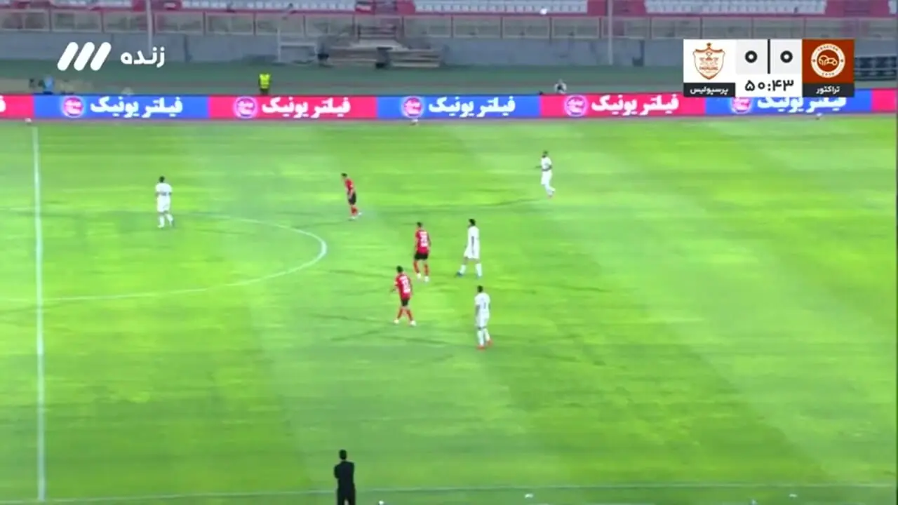 خلاصه بازی تراکتور ۱ - پرسپولیس ۰