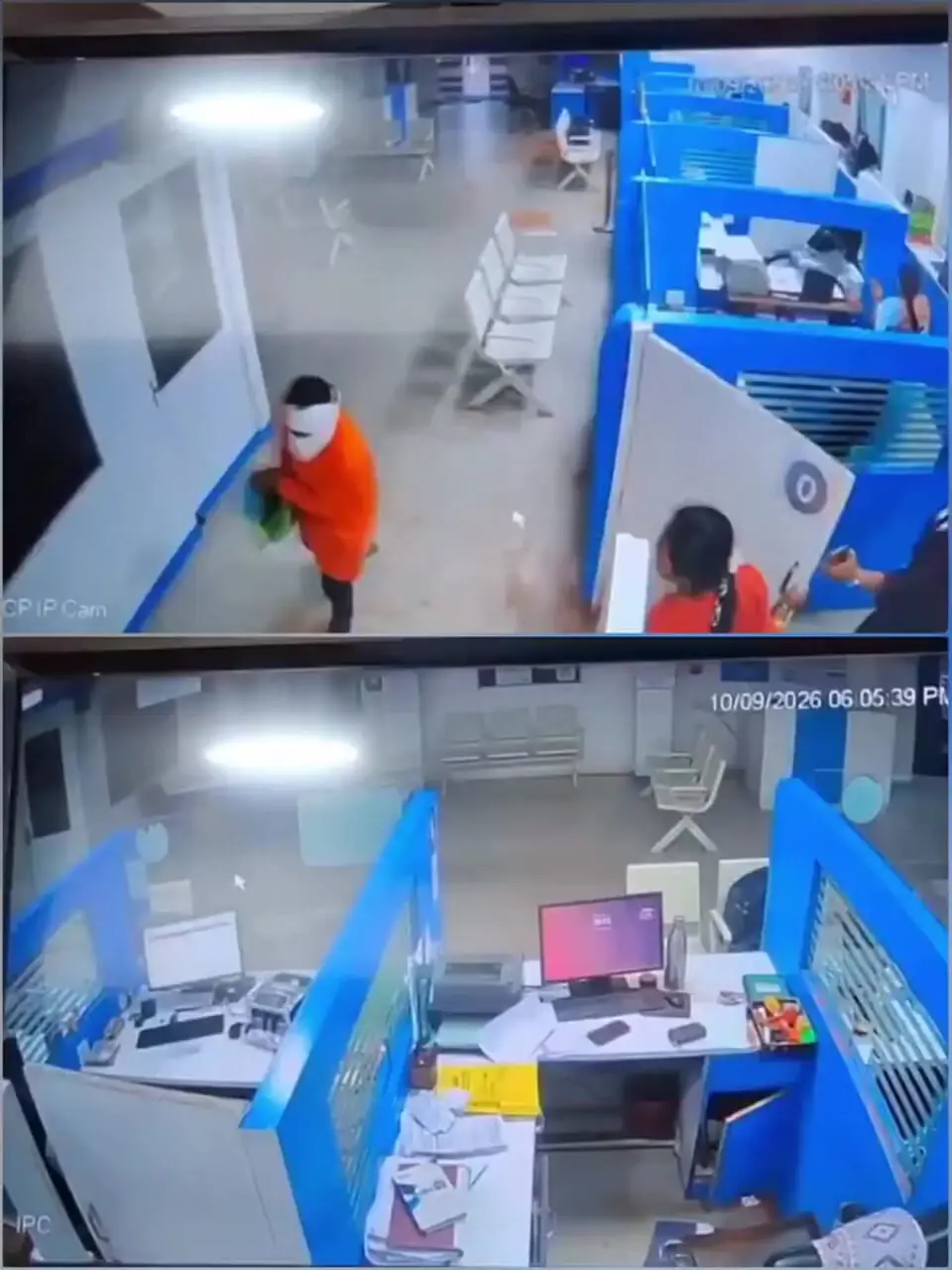 سرقت عجیب از بانک با پاشیدن پودر فلفل